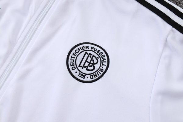 25/26 Germany White Full Zipper Tracksuit - Image 3