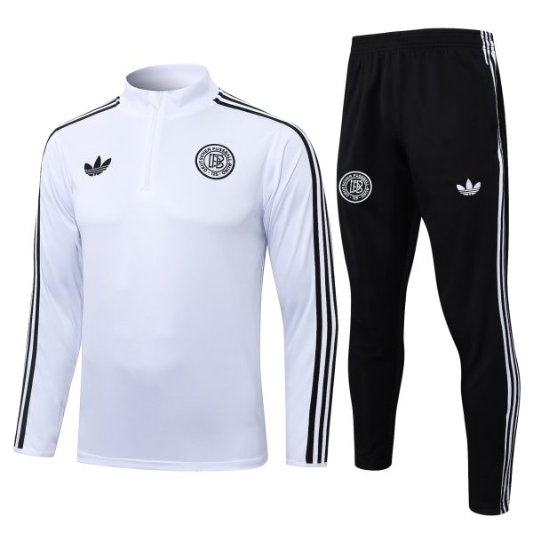 25/26 Germany White Half Zipper Tracksuit