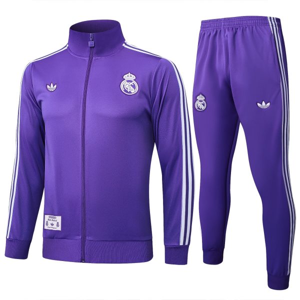 24/25 Real Madrid Purple Vintage Edition Tracksuit