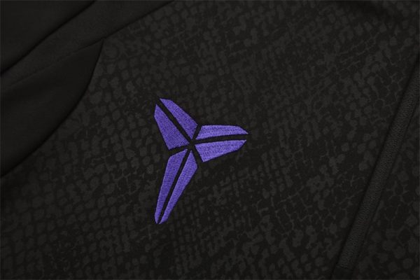 25/26 Barcelona Black Half Zipper Tracksuit - Image 4