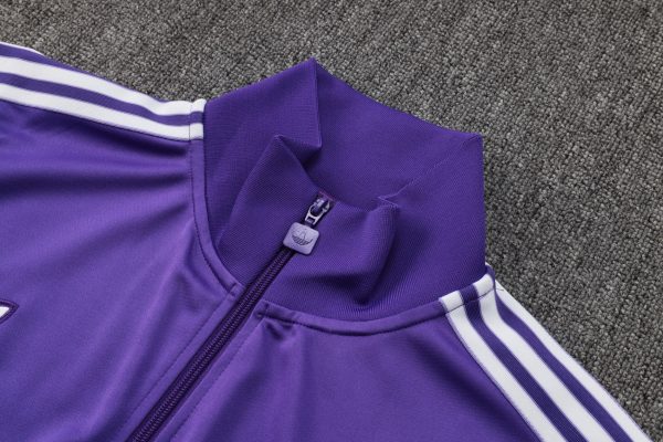 24/25 Real Madrid Purple Vintage Edition Tracksuit - Image 3
