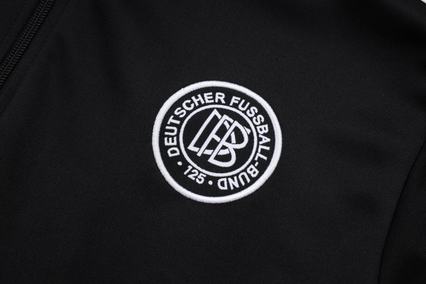 25/26 Germany Black Full Zipper Tracksuit - Image 4