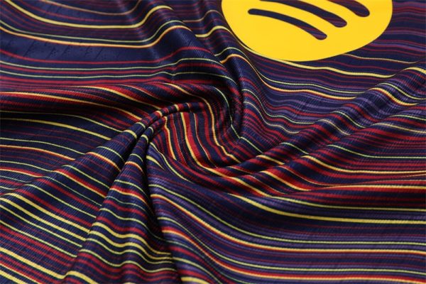 25/26 Fc Barcelona Yellow and Blue Half Zipper Tracksuit - Image 5
