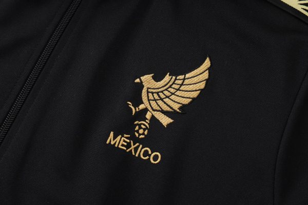 25/26 Mexico Black full Zipper Tracksuit - Image 4