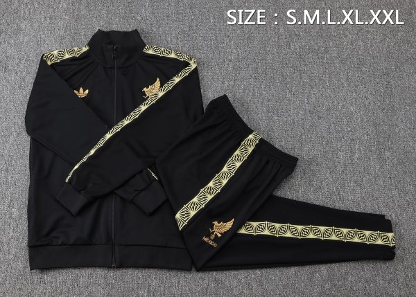 25/26 Mexico Black full Zipper Tracksuit - Image 2