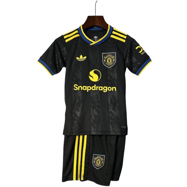 25/26 Manchester United Away Kids Kit