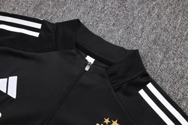 25/26 Argentina Black Half Zipper Tracksuit - Image 3