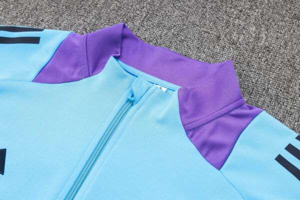 24/25 Argentina Light Blue Full Zipper Tracksuit - Image 3