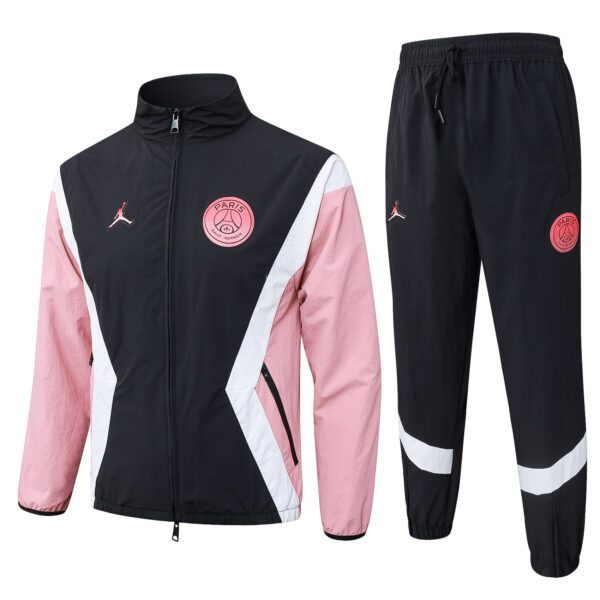 25/26 PSG Black Windbreaker Set