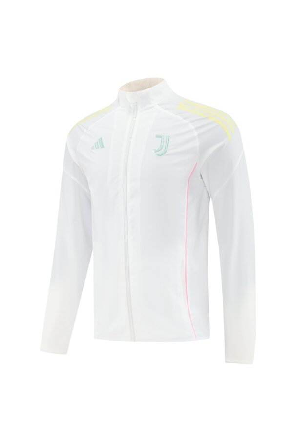 25 Juventus White Windbreaker