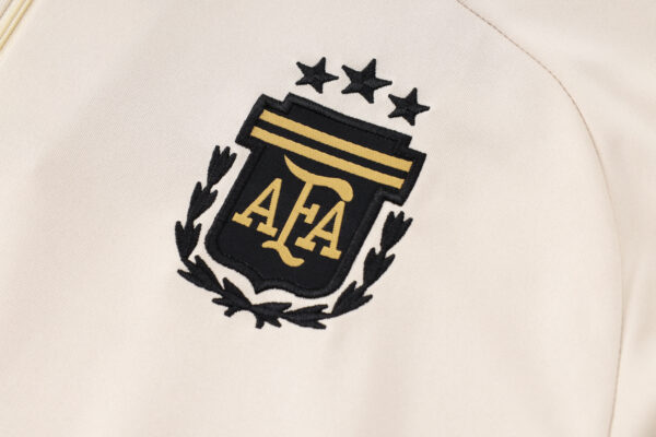 24/25 Argentina Beige Half Zipper Tracksuit - Image 5