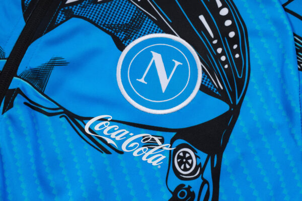 25/26 Napoli Blue Inkjet Full Zipper Tracksuit - Image 4