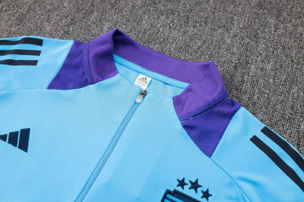 24/25 Argentina Light Blue Half Zipper Tracksuit - Image 3