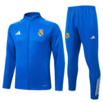 25/26 Real Madrid Blue Full Zipper Tracksuit