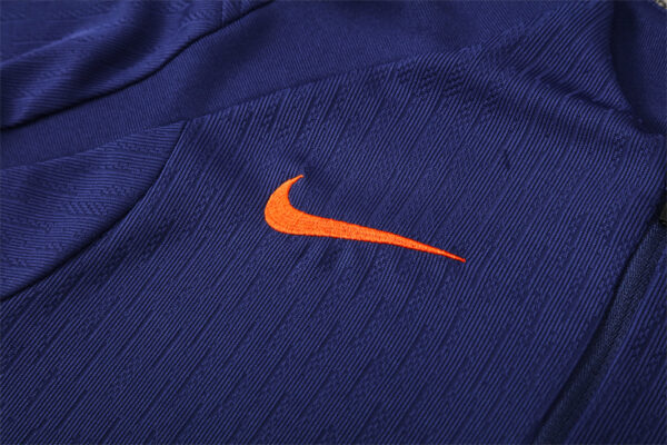 25/26 Barcelona T90 Dark Blue Half Zipper Tracksuit - Image 4