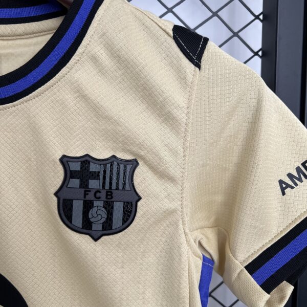 25/26 Fc Barcelona Away Kids Kit - Image 4