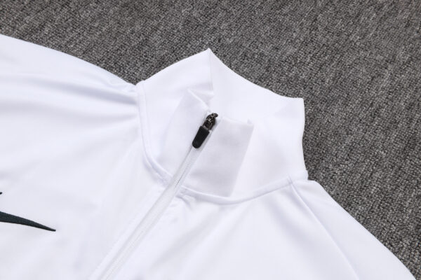 25/26 Chelsea FC White Full Zipper Tracksuit - Image 3