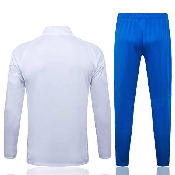 25/26 Real Madrid Blue Full Zipper Tracksuit - Image 7