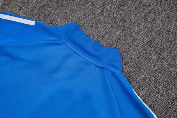 25/26 Real Madrid Blue Full Zipper Tracksuit - Image 7
