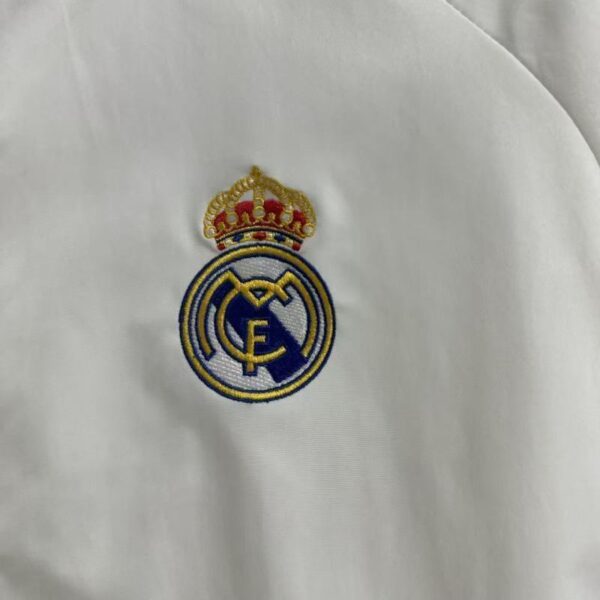 25 Real Madrid White Windbreaker - Image 4