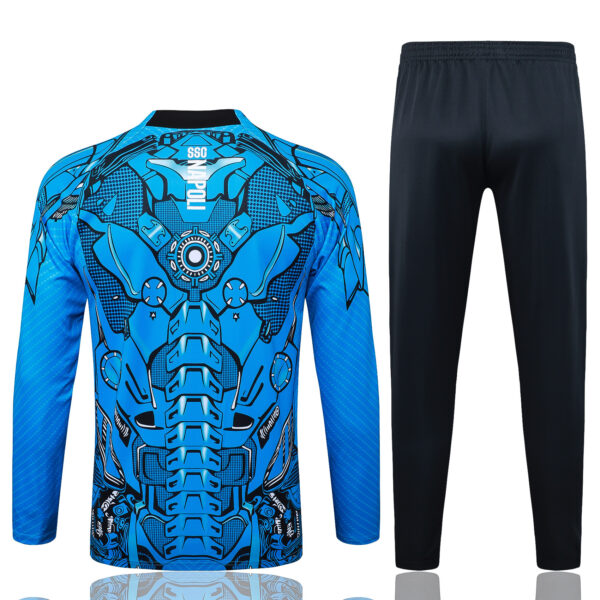25/26 Napoli Blue Inkjet Full Zipper Tracksuit - Image 7