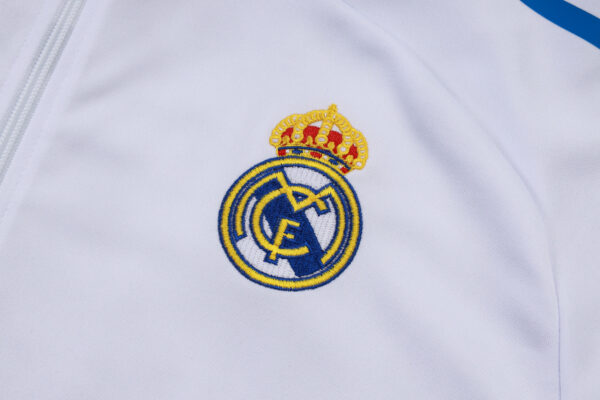 25/26 Real Madrid Blue Full Zipper Tracksuit - Image 6