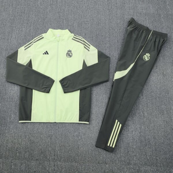 25/26 Real Madrid Light Green Windbreaker Set - Image 2