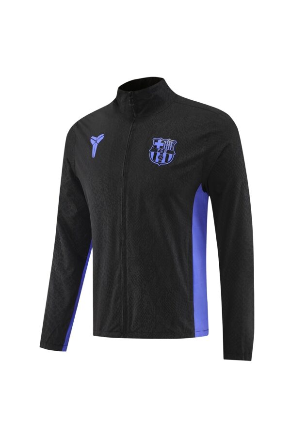 25 Fc Barcelona Black Windbreaker