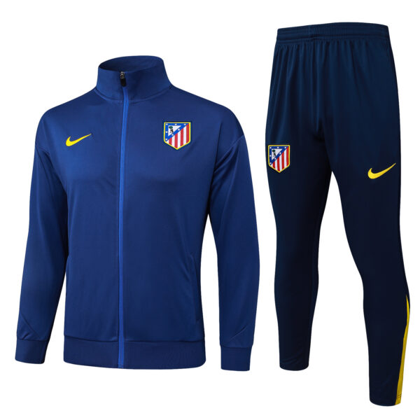 25/26 Atletico Madrid Blue Full Zipper Tracksuit
