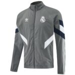 25 Real Madrid Gray Windbreaker
