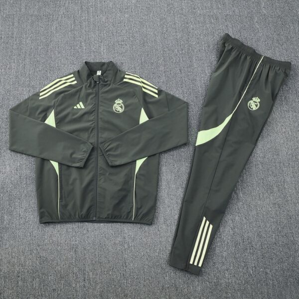 25/26 Real Madrid Light Green Windbreaker Set - Image 2