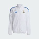 25 Real Madrid White Windbreaker