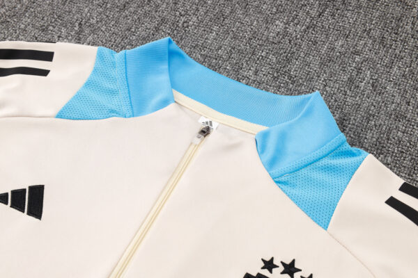 24/25 Argentina Beige Half Zipper Tracksuit - Image 3