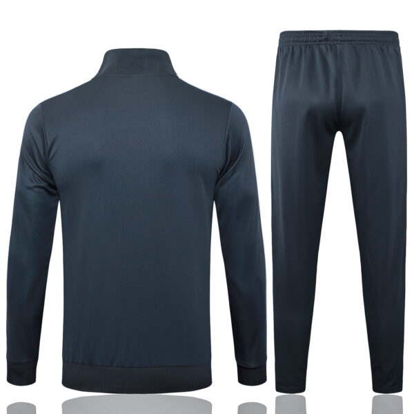 25/26 Argentina Dark Gray Full Zipper Tracksuit - Image 6