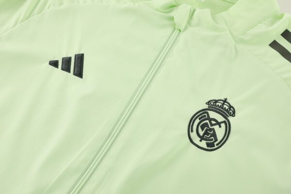 25/26 Real Madrid Light Green Windbreaker Set - Image 4