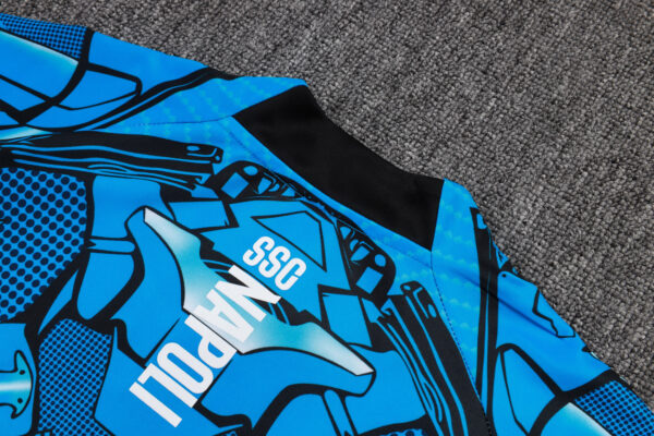 25/26 Napoli Blue Inkjet Full Zipper Tracksuit - Image 6