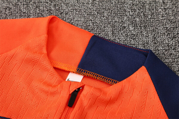 25/26 Barcelona T90 Orange Half Zipper Tracksuit - Image 3
