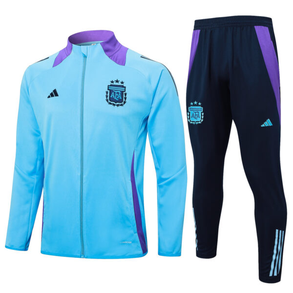 24/25 Argentina Light Blue Full Zipper Tracksuit