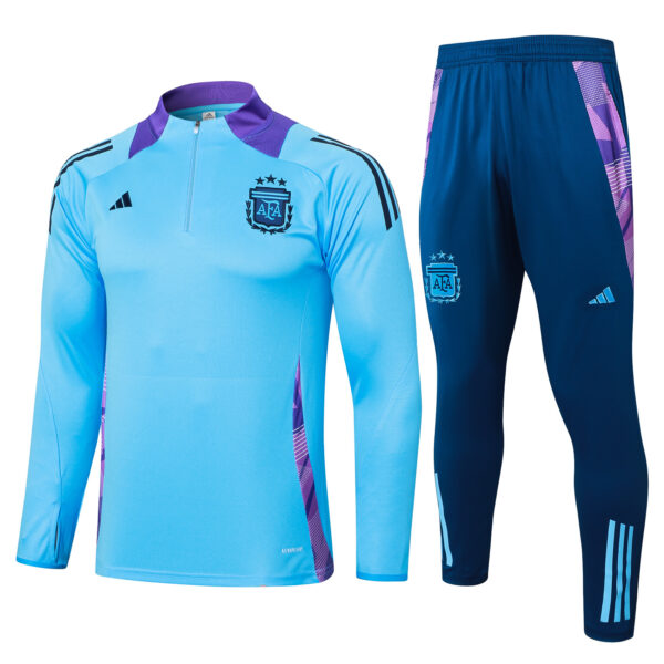 24/25 Argentina Light Blue Half Zipper Tracksuit