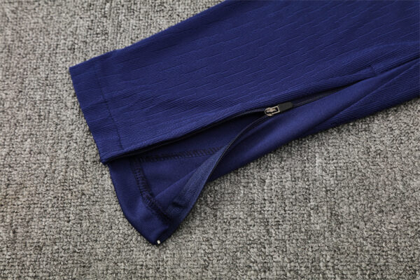 25/26 Barcelona T90 Dark Blue Half Zipper Tracksuit - Image 6
