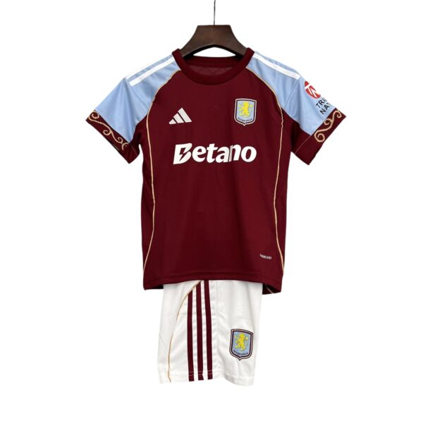 25/26 Aston Villa Home Kids Kit