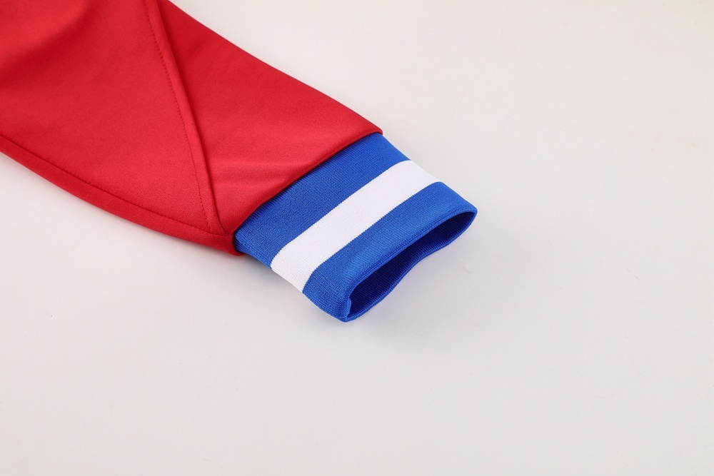 25/26 Atletico Madrid Red Full Zipper Tracksuit - Image 4