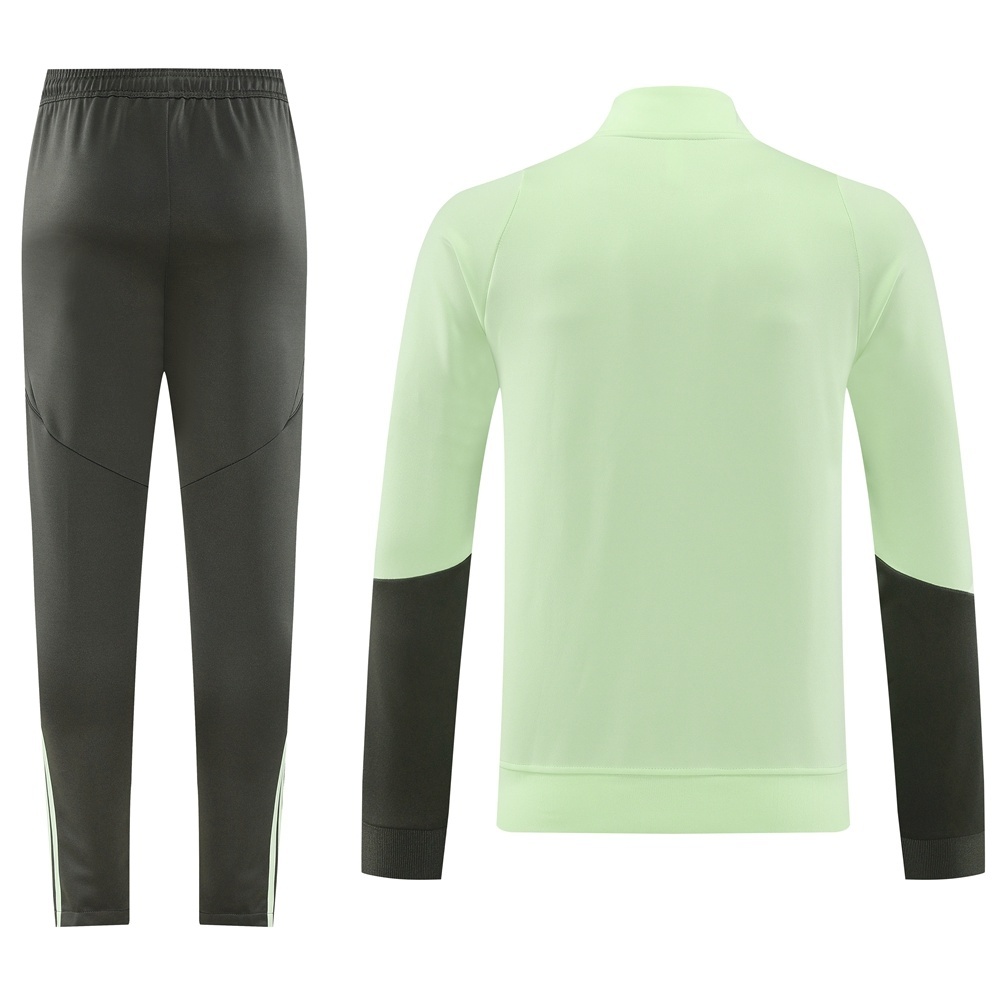 25/26 Real Madrid Light Green Full Zipper Tracksuit - Image 6