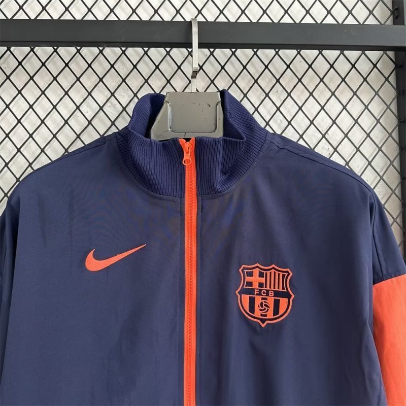 25 Fc Barcelona Blue Windbreaker - Image 2