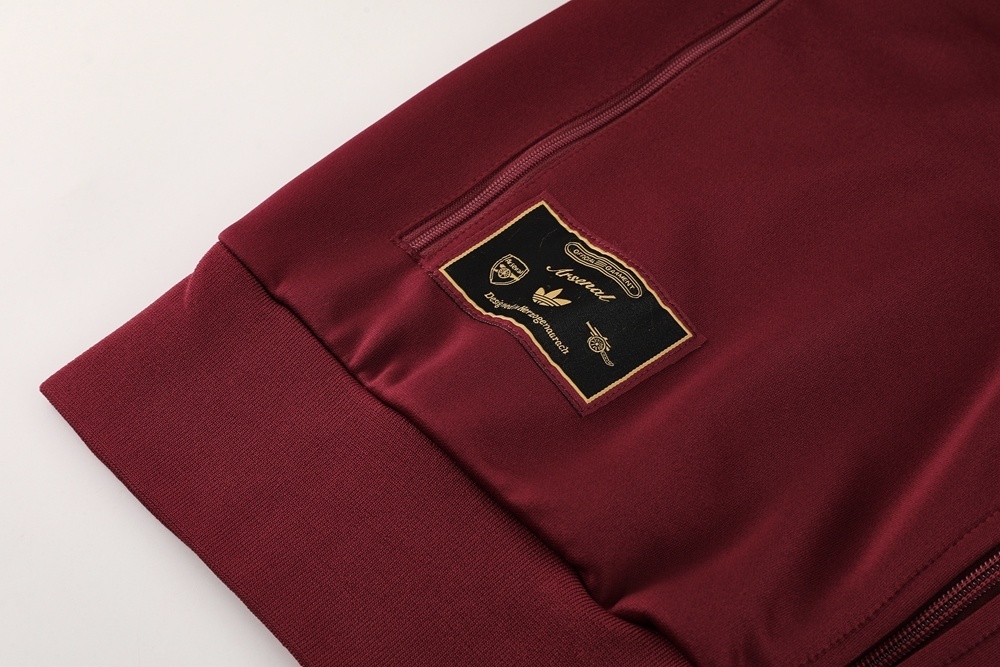 25/26 Arsenal Maroon Set Full Zipper - Image 4