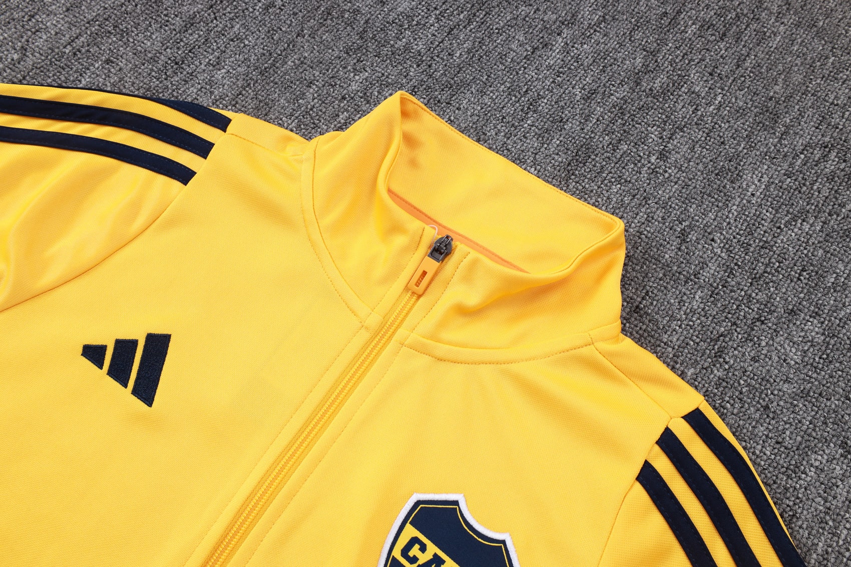 25/26 Boca Juniors Yellow Full Zipper Tracksuit - Image 3