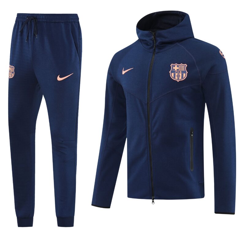 25/26 FC Barcelona Royal Blue Hoodie Set
