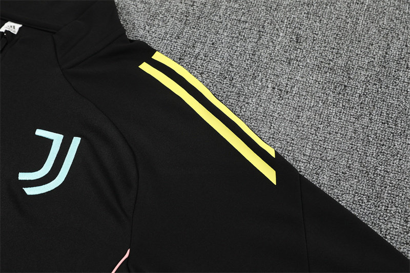 25/26 Juventus Black Half Zipper Tracksuit - Image 5