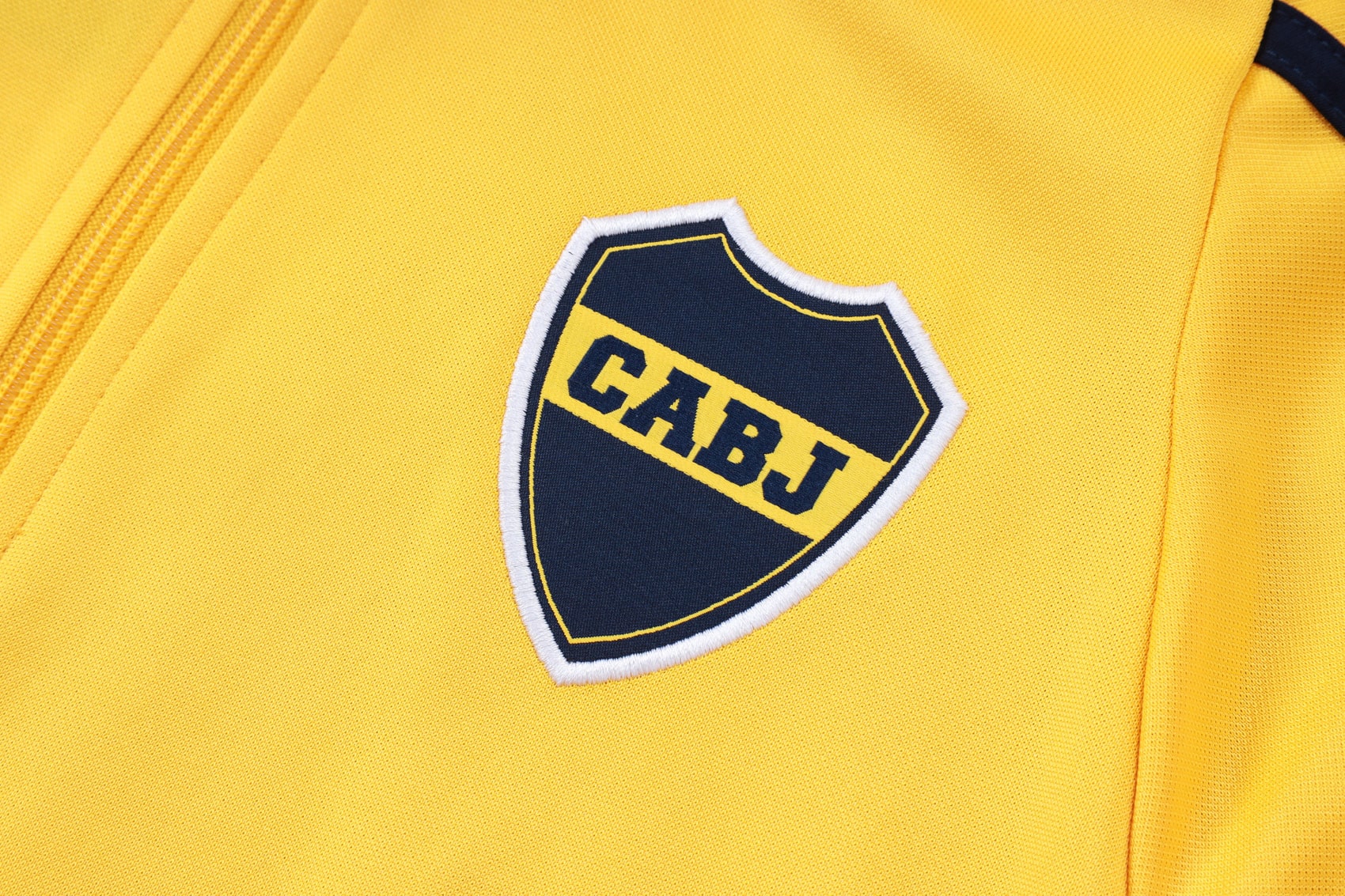 25/26 Boca Juniors Yellow Full Zipper Tracksuit - Image 4