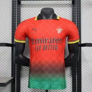 Ac Milan Red And Green 2024-25 player version Jersey